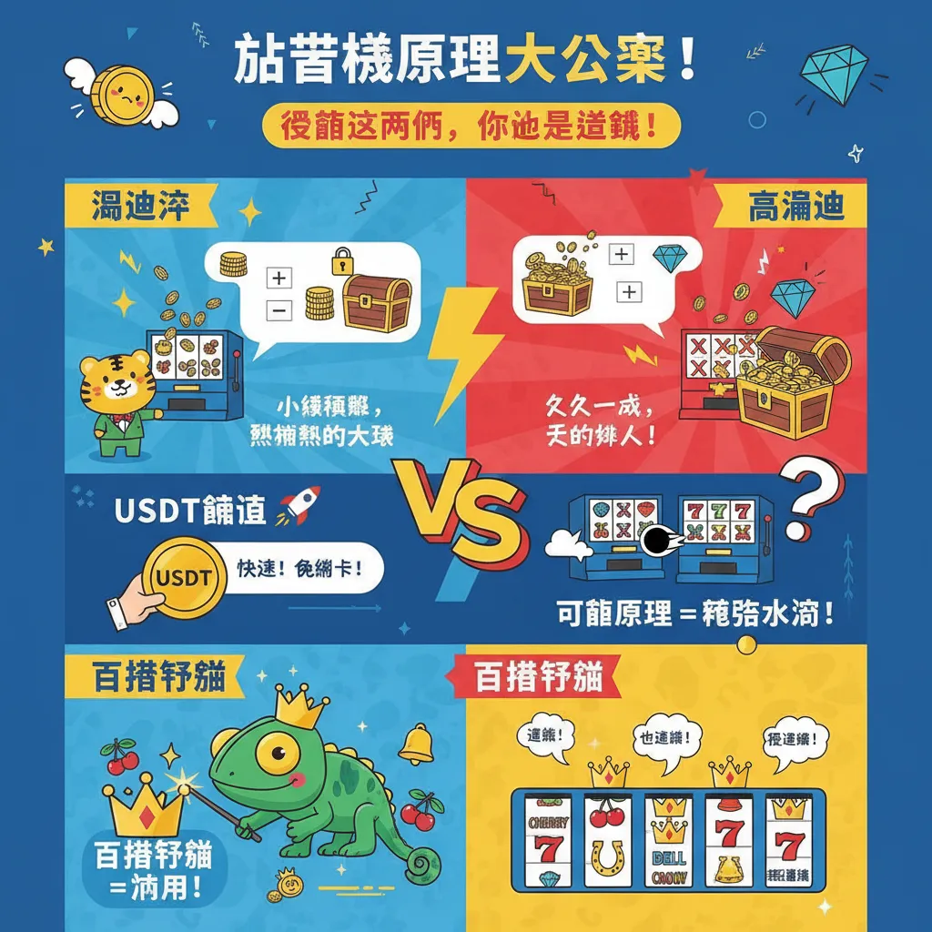 用USDT玩老虎機前必懂原理：波動率跟百搭符號的祕密