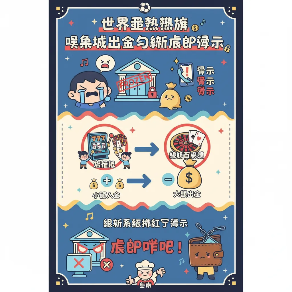 世界盃熱潮後，娛樂城出金入金與銀行帳戶警示