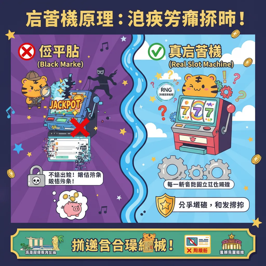 臺灣玩家注意！老虎機原理教你避開黑網，挑選合法娛樂城